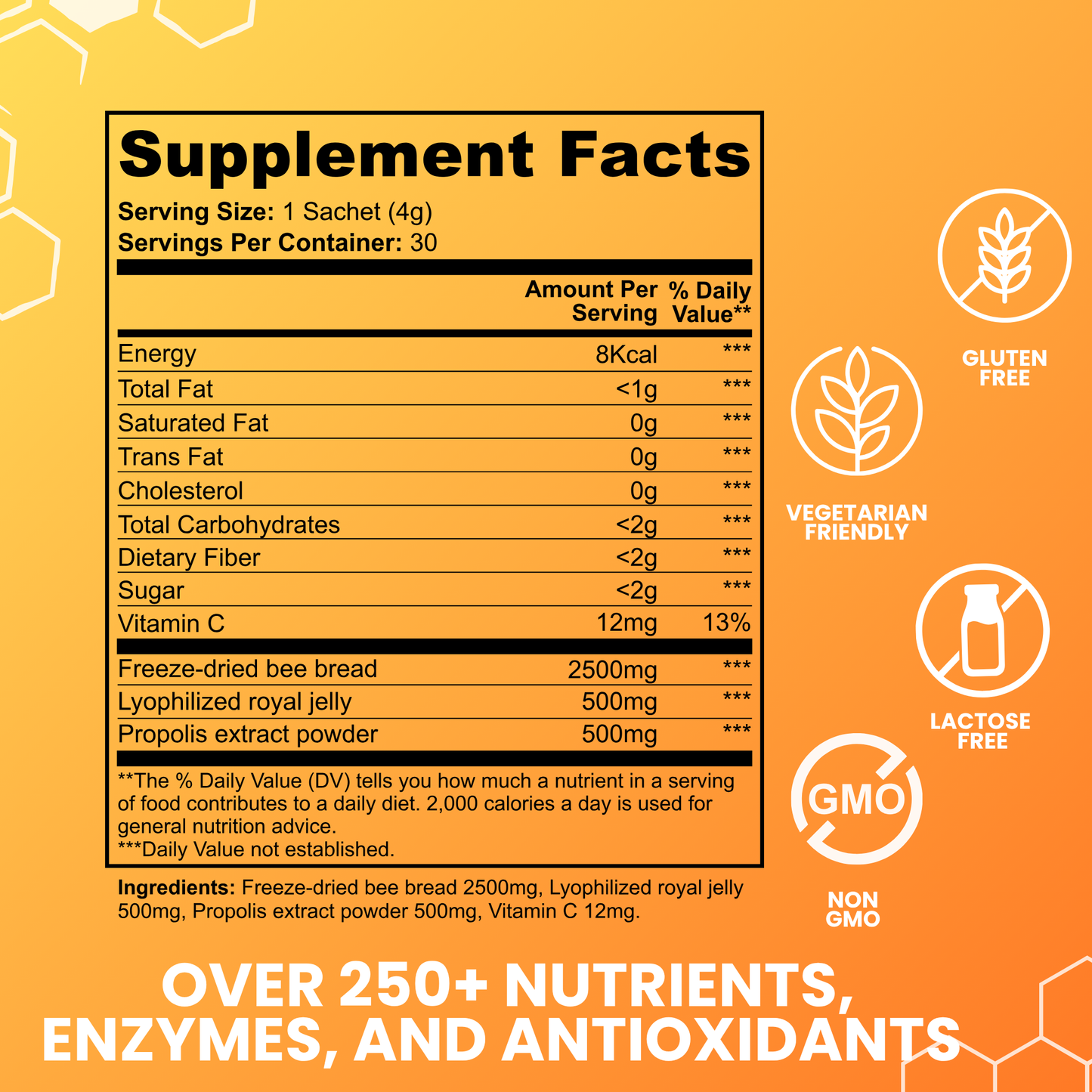 Bee Bread Powder - The Natural Multivitamin